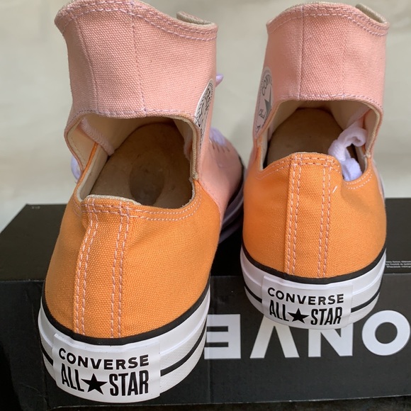 CONVERSE CTAS TWISTED UPPER HI STORM PINK/FUEL ORM - Picture 10 of 12